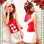 新作 クリスマス☆サンタクロースコスプレセット/コスプレ/コスチューム/衣装