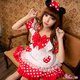 ミニーちゃん風 メイド ディズニー Disney コスプレコスチューム 衣装 z1345 - 縮小画像1