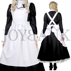 《大きいサイズ》正統派☆ヴィクトリアンロングメイド【制服/コスプレ/コスチューム/メイド/衣装】04000260-3Lサイズ - 拡大画像