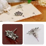 リトルクラウンピアス★王冠【アクセサリー】P04 シルバー