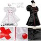 《大きいサイズ》赤ボタン★シンプルなサテンナースコスチューム【ハロウィン/コスプレ/コスチューム/職業/制服/衣装】04000302-5Lサイズ ホワイト - 縮小画像4