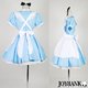 不思議の国のアリス メイド風ワンピースセット【ハロウィン/コスプレ/コスチューム/メイド/メルヘン/衣装】01000674 Sサイズ - 縮小画像4