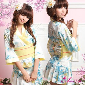 セパレート着物コスチューム3点セット/コスプレ/コスチューム/セクシー/衣装/和服/花魁/浴衣/z397-１