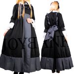 修道女風クラシックロングドレス【制服/コスプレ/コスチュームゴスロリ//メイド/衣装】01000516 Sサイズ
