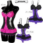 妖艶デザイン★レディーテディ【セクシー下着・ランジェリー・衣装・コスプレ・コスチューム】06000240　パープルBタイプ