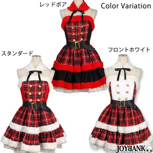 アイドルサンタ☆ボア付きチェック柄ワンピースセット【コスプレ/コスチューム/クリスマス/イベント/パーティ/仮装/サンタクロース衣装/クリスマス衣装】01000631 レッドボアMサイズ アイドルサンタ☆ボア付きチェック柄ワンピースセット【コスプレ/コスチューム/クリスマス/イベント/パーティ/仮装/サンタクロース衣装/クリスマス衣装】01000631 レッドボアMサイズ
