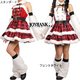 アイドルサンタ☆ボア付きチェック柄ワンピースセット【コスプレ/コスチューム/クリスマス/イベント/メイド服/衣装】01000631 スタンダードMサイズ　 - 縮小画像2