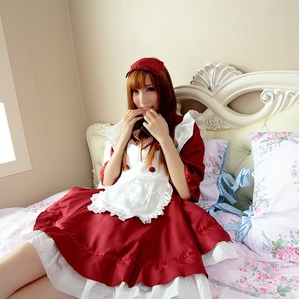 【エプロン付大きいリボンメイド服/家政婦/ゴスロリ/メイド服/制服/ロリータ/ハロウィン/クリスマス/イベント/仮装/パーティ/コスプレ/コスチューム/衣装】5412 黒 【エプロン付大きいリボンメイド服/家政婦/ゴスロリ/メイド服/制服/ロリータ/ハロウィン/クリスマス/イベント/仮装/パーティ/コスプレ/コスチューム/衣装】5412 黒