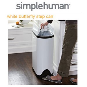 simplehuman（シンプルヒューマン）　バタフライカンCW 1863　30Ｌ　【ペール/ゴミ箱】