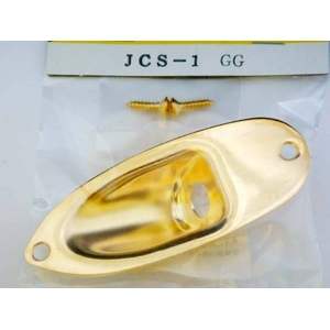 GOTOH（ゴトー） ジャックプレート ストラト ゴールド 国産 （エレキギターパーツ）