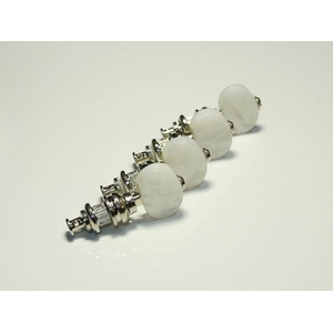 Der Jung ウクレレ用ペグ ４個セット ニッケル パールボタン - 拡大画像