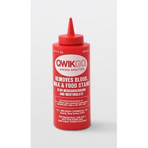 【プロ愛用】シミ抜き剤　Qwik Go（タンパク質染み用） 355ml
