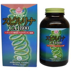 【送料無料】高品質 有機培養 ハワイアンスピルリナ「スピルリナ CA1800」 【3本セット】