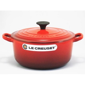 Le Creuset（ル・クルーゼ） 両手鍋 ココット・ロンド 20cm チェリーレッド