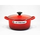 Le Creuset(ル・クルーゼ) 両手鍋 ココット・ロンド 18cm チェリーレッド