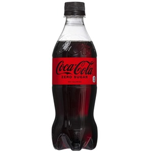 【飲料】コカ・コーラ　ゼロ  （コカコーラ） Coca Cola Zero 500ml 1ケース（24本入） - 拡大画像