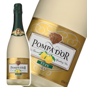 【スパークリングワイン】 ポンパドール　Pompa Do'r　ゆず　750ml スパークリングワイン　 商品写真