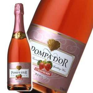 【スパークリングワイン】 ポンパドール　Pompa Do'r　ストロベリー　750ml スパークリングワイン　 - 拡大画像