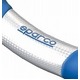 SPARCO（スパルコ） ステアリングカバーMサイズ Ver.2 BLUE／SILVER（カーボン） SPC1100 - 縮小画像2