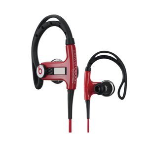 Beats by Dr. Dre Power Beats スポーツ・インイヤー・ヘッドフォン with コントロールトーク／レッド BT IN PWRBTS RED - 拡大画像