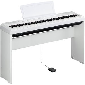 YAMAHA（ヤマハ） 電子ピアノ P-105WH + L-85S 専用スタンドセット