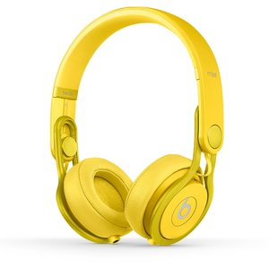 Beats by dr.dre  Mixr Colr Yellow　 ハイパフォーマンス・プロフェッショナル・ヘッドフォン／カラーイエロー  BT ON MIXR C-YEL - 拡大画像