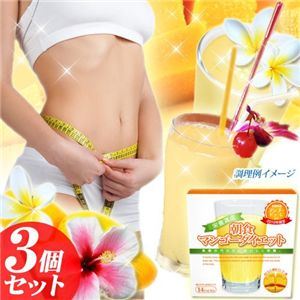 栄養満点 朝食マンゴーダイエット 2010年限定 【3箱セット】 - 拡大画像