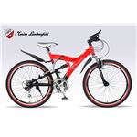 Lamborghini（ランボルギーニ） 自転車 MTB26・18SP・W-SUS TL-961 RED