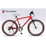 Lamborghini（ランボルギーニ） 自転車 クロスバイク 26・18SP TL-972 RED