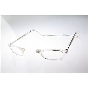 Clic readers(クリックリーダー)【老眼鏡】 クリア 度数+2.50