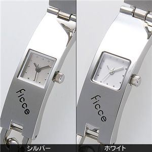 ficce(フィッチェ) チェーンブレスウォッチ FC-11017-01 white