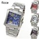 Ficce（フィッチェ） ツインムーブ ウォッチ FC-11046-02 ブラック - 縮小画像6