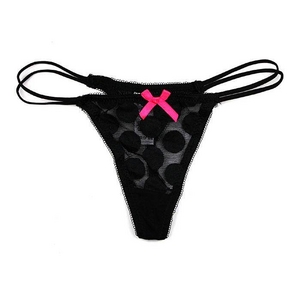 セクシーランジェリー 2011新作 【美品】Tバックショーツ 黒(L)