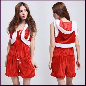 コスプレ 2011新作 【サンタクロース】 コスチューム J-006 - 拡大画像