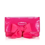 JUICY COUTURE（ジューシークチュール） Sunshine Shimmer Madame Daydreamer クラッチ Ultra Fuschia