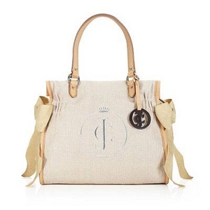 JUICY COUTURE（ジューシークチュール） Garden Gala Ms. Daydreamer ハンドバッグ Pale Linen - 拡大画像