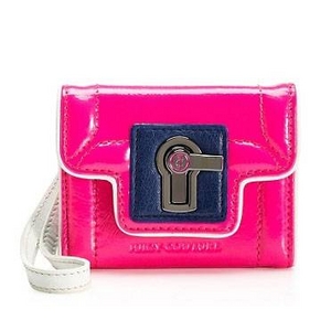JUICY COUTURE（ジューシークチュール） Trifold Card Case カードケース Ultra Fuschia Multi - 拡大画像
