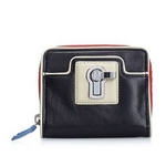 JUICY COUTURE（ジューシークチュール） Color Block Small French Purse カードケース Black