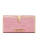 JUICY COUTURE（ジューシークチュール） Metallic Tri-fold Wallet ウォレット Hydrangea Pink