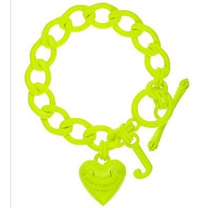 JUICY COUTURE�i�W���[�V�[�N�`���[���j Neon Starter Bracelet �u���X���b�g Lemon