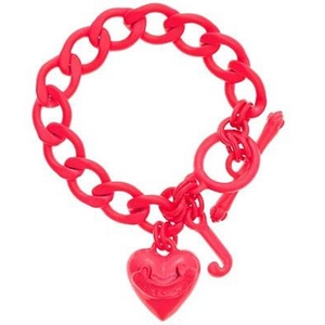 JUICY COUTURE�i�W���[�V�[�N�`���[���j Starter Bracelet �u���X���b�g Neon Pink