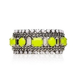JUICY COUTURE�i�W���[�V�[�N�`���[���j Multi Layer Gem Bracelet �u���X���b�g Silver