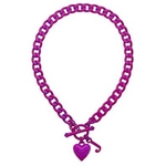JUICY COUTURE�i�W���[�V�[�N�`���[���j Neon Starter Necklace �l�b�N���X Violetta