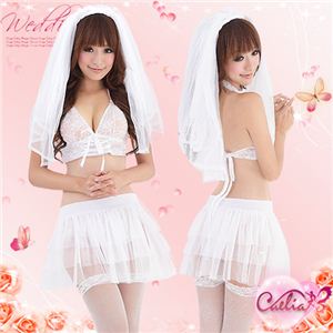 新作ウエディングドレスコスチューム5点セット/コスプレ/z100