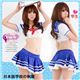 新作　赤スカーフ　女子高生セーラー服コスチュームセット／コスプレ／C305-1