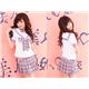 ピンクチェック ミニスカセーラー服コスプレセット/コスチューム/C113-1 - 縮小画像2