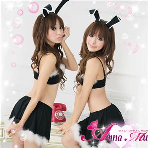 コスプレ セクシーブラックバニーガール3点セット z340-11