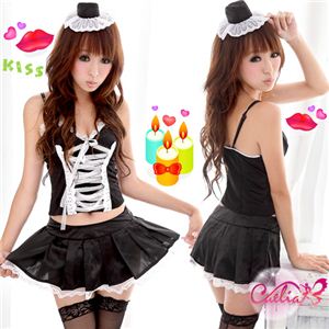 コスプレ メイド4点セット z034-2 - 拡大画像