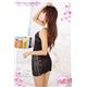 コスプレ ブラックシースルーベビードール＆Tバック z018-2 - 縮小画像4