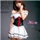コスプレ 背中セクシーメイドワンピ z551-11_0